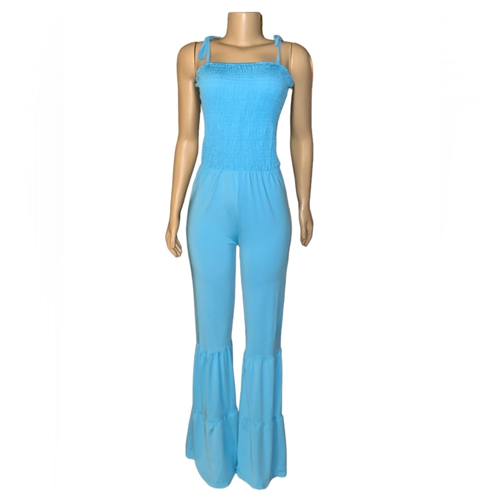 Gorgeous Dolls Misty Flare Leg Cami Jumpsuit